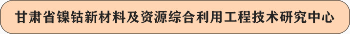 甘肃省镍钴新材料及资源综合利用工程技术研究中心
